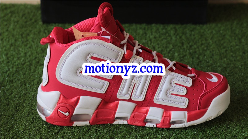 Supreme x Nike Air More Uptempo Red